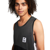 Nike Canotta Starting Five Uomo Grigio Nero | NonSoloSport