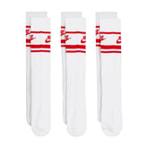 Calze Nike Sportswear Dri-FIT Everyday Essential Bianco Rosso | NonSoloSport