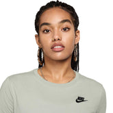 T-Shirt Donna Nike Sportswear Club Essentials Verde | NonSoloSport