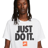 T-Shirt Uomo Nike Sportswear Bianco Nero | NonSoloSport
