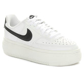 Sneakers Donna Nike Court Vision Alta Bianco Nero | NonSoloSport