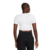 T-Shirt Donna Nike Crop Essentials Bianco | NonSoloSport