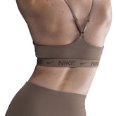 Bra Donna Nike Indy Light Support Marrone | NonSoloSport