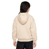 Nike Felpa Sportswear Club Fleece Ragazza Beige | NonSoloSport