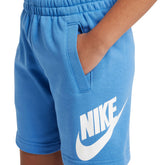 Shorts Ragazzo Nike Sportswear Club Fleece Azzurro | NonSoloSport