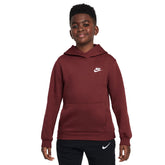 Felpa Bambino Nike Sportswear Club Fleece Bordeaux | NonSoloSport
