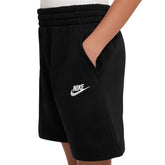 Shorts Ragazzo Nike Sportswear Club Fleece Nero | NonSoloSport