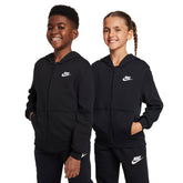 Felpa Ragazzo Nike Club Fleece Nero | NonSoloSport