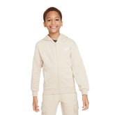 Felpa Ragazzo Nike Club Fleece Beige | NonSoloSport