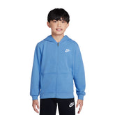 Felpa Ragazzo Nike Club Fleece Azzurro | NonSoloSport