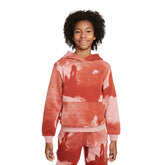 Nike Felpa Sportswear Club Fleece Bambino Rosso | NonSoloSport