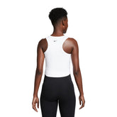 Canotta Donna Nike Slim Crop One Bianco | NonSoloSport