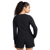 Nike Cardigan Sportswear Chill Knit Donna Nero | NonSoloSport