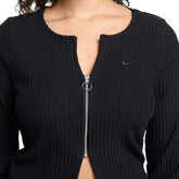 Nike Cardigan Sportswear Chill Knit Donna Nero | NonSoloSport