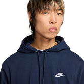 Felpa Uomo Nike Club Blu Bianco | NonSoloSport