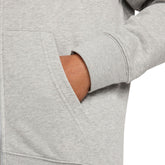Felpa Zip Uomo Nike French Terry Grigio | NonSoloSport