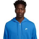 Felpa Zip Uomo Nike French Terry Blu | NonSoloSport