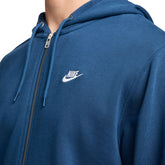 Felpa Uomo Nike Club Blu | NonSoloSport