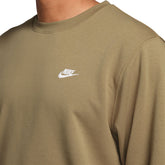 Felpa Uomo Nike Club Beige Bianco | NonSoloSport