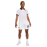 Polo Uomo Nike Court Heritage Bianco Nero | NonSoloSport