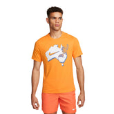 Nike T-Shirt Court Uomo Arancione | NonSoloSport