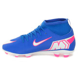 Scarpa da Calcio Ragazzo Nike Jr. Mercurial Superfly 10 Club Multiterreno Blu Bianco | NonSoloSport