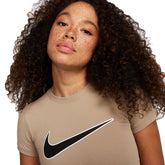 Nike T-Shirt Sportswear Donna Marrone Kaki | NonSoloSport