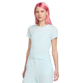 T-Shirt Donna Nike Slim Chill Blu | NonSoloSport