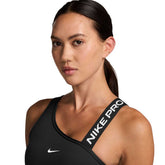 Top Donna Nike Bra Asym Nike Pro Nero | NonSoloSport