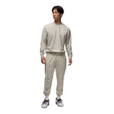 Felpa Uomo Nike Jordan Sport Crossover Grigio | NonSoloSport