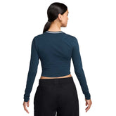 Nike Maglia Crop Sportswear Donna Blu | NonSoloSport