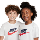 T-Shirt Ragazzo Nike Sportswear Bianco | NonSoloSport
