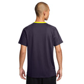 Maglia Uomo Nike Court Advantage Viola Giallo | NonSoloSport