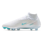 Scarpa da Calcio Uomo Nike Phantom 6 High Elite Terreni Compatti Bianco Azzurro | NonSoloSport
