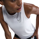 Canotta Donna Nike One Swoosh Bianco | NonSoloSport