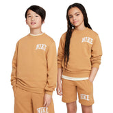 Felpa Bambino Nike Sportswear Club Marrone | NonSoloSport
