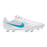Scarpa da Calcio Uomo Nike Tiempo Ligera Pro Terreni Compatti Bianco Azzurro | NonSoloSport