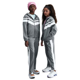 Tuta Ragazzo Nike Sportswear Dri-FIT Grigio Bianco | NonSoloSport
