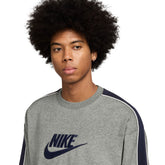 Felpa Uomo Nike Club Grigio Blu | NonSoloSport