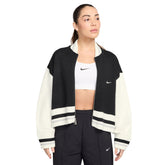 Cardigan Donna Nike Street Nero Bianco | NonSoloSport