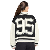 Cardigan Donna Nike Street Nero Bianco | NonSoloSport