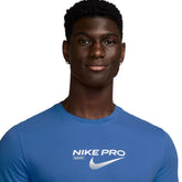 T-shirt Uomo Nike Pro Training Blu | NonSoloSport