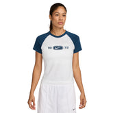 T-shirt Donna Nike Sportswear Chill Knit Beige Rosso | NonSoloSport