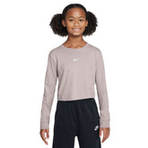 Maglia Bambino Nike Cropped Grigio | NonSoloSport