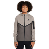 Felpa Ragazzo Nike Sportswear Tech Fleece Beige Grigio | NonSoloSport