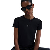 T-Shirt Donna Nike Sportswear Chill Knit Nero | NonSoloSport