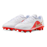 Scarpa da Calcio Ragazzo Nike Jr Tiempo Maestro Club Multiterreno Bianco Rosso | NonSoloSport