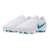 Scarpa da Calcio Ragazzo Nike Jr Tiempo Maestro Club Multiterreno Bianco Azzurro | NonSoloSport