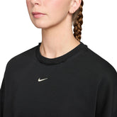 Felpa Donna Nike Sportswear Chill Terry Nero | NonSoloSport