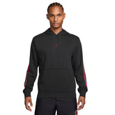 Felpa Uomo Nike Jordan Sport Crossover Nero Rosso | NonSoloSport